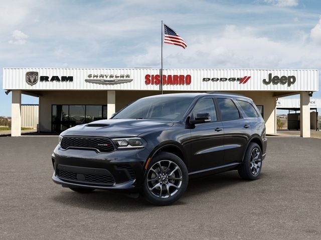 2026 Dodge Durango DURANGO GT PLUS AWD HEMI V8 in Diamond Black Clear-Coat Exterior Paint — front three-quarter view