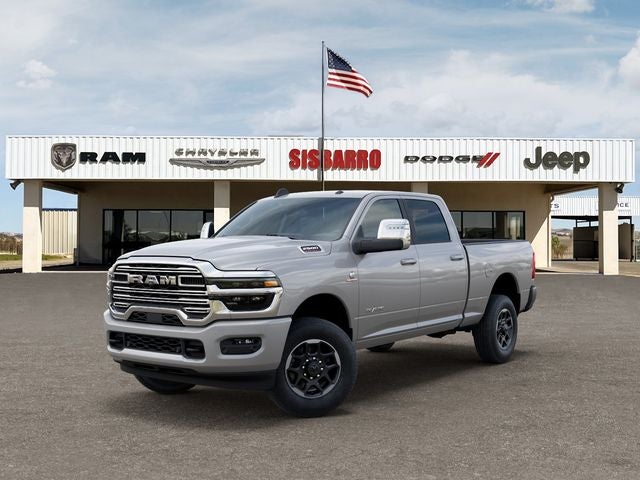 2026 RAM Ram 2500 RAM 2500 LARAMIE CREW CAB 4X4 6'4' BOX in Silver-Zynith Exterior Paint — front three-quarter view