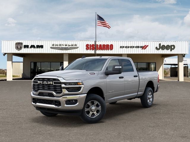 2026 RAM Ram 2500 RAM 2500 BIG HORN CREW CAB 4X4 6'4' BOX in Silver-Zynith Exterior Paint — front three-quarter view